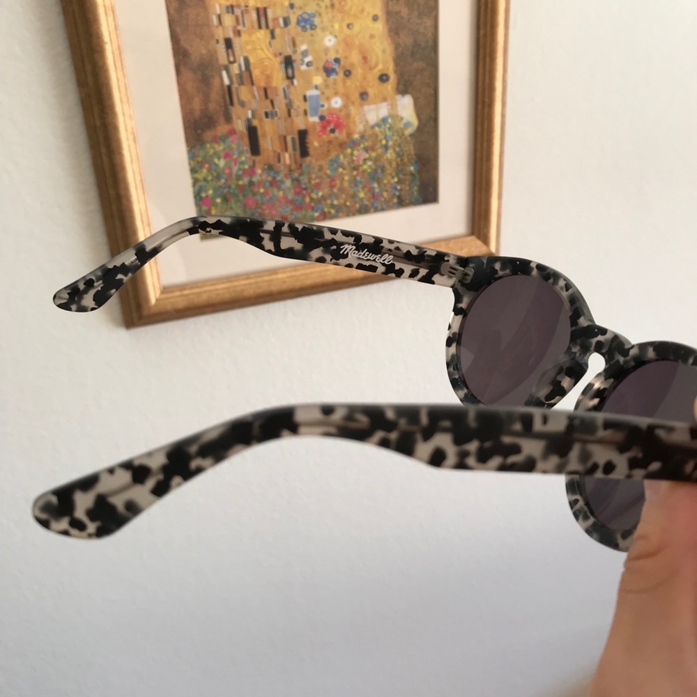 Madewell Clear/Black Design Sunglasses